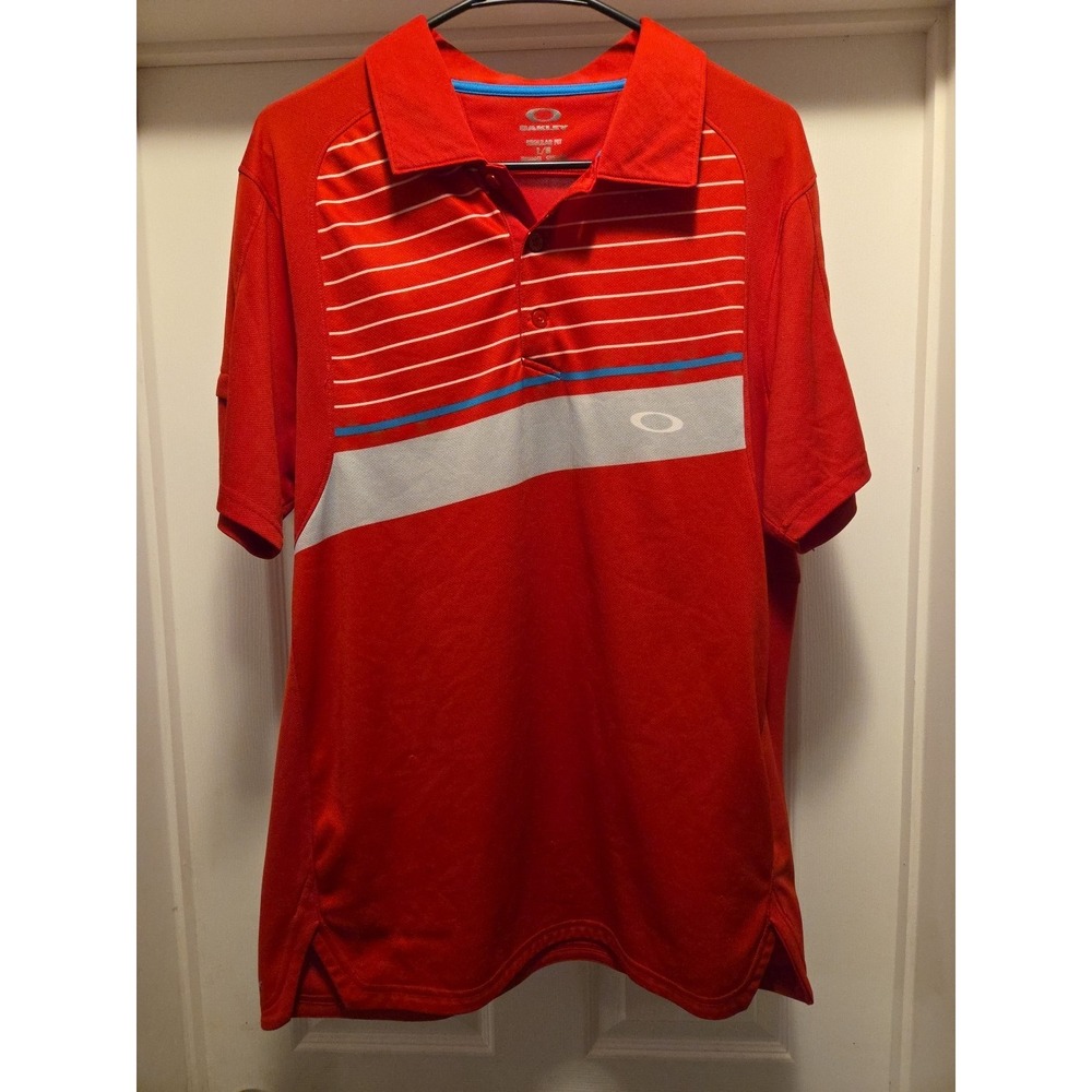 Oakley vintage polo red 90s y2k striped